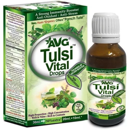 AVG Tulsi Vital Drops (30ml)