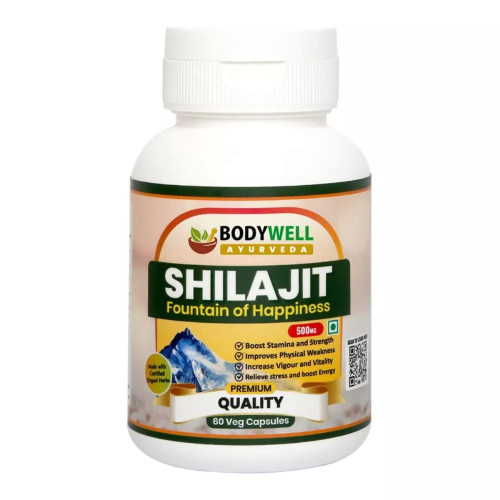 Bodywell Shilajit 500Mg  Capsules (60 Capsules)