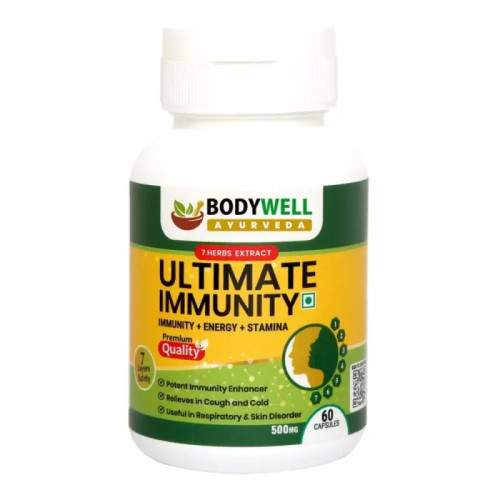 Bodywell Ultimate Immunity 500Mg  Capsules (60 Capsules)