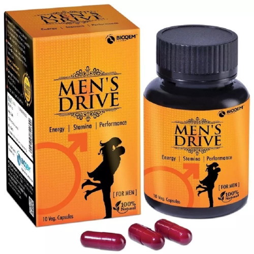 Bioqem Pharma Men?S Drive  Capsules (10 Capsules, Pack of 3)