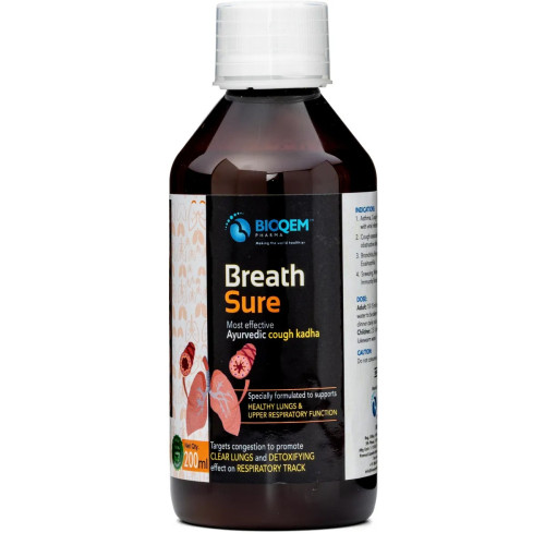 Bioqem Pharma Breath Sure Ayurvedic Cough Kadha (200ml)