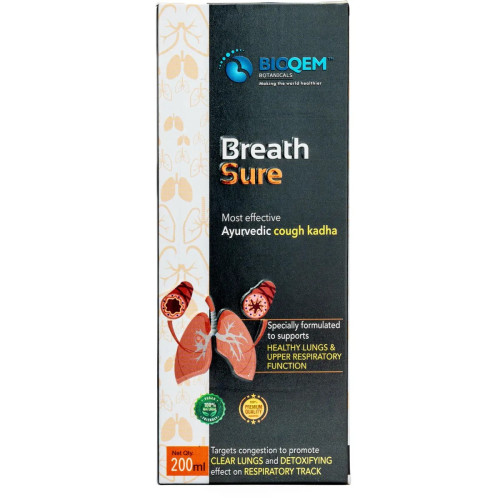 Bioqem Pharma Breath Sure Ayurvedic Cough Kadha (200ml)