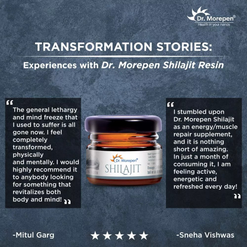 Dr Morepen Natural & Pure Shilajit Resin (15g)