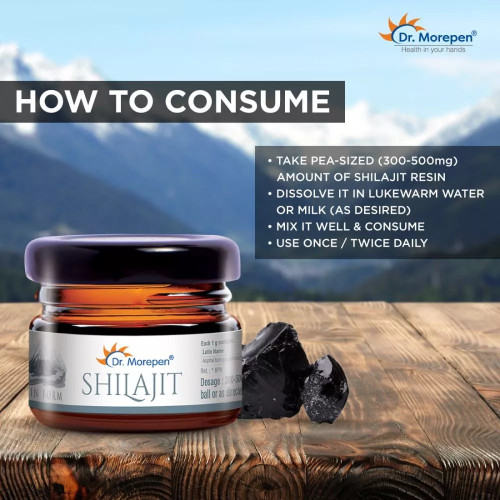Dr Morepen Natural & Pure Shilajit Resin (15g)