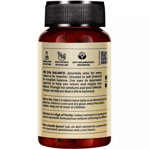 Jiva Ayurveda Pain Calm  Tablet (120 Tablets)