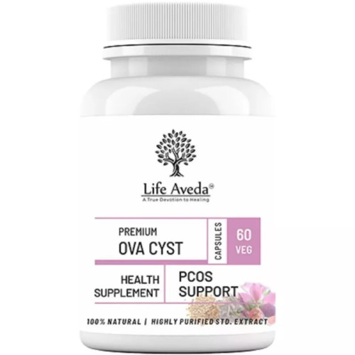 Life Aveda Premium OVA Cyst Health Supplement (60 Capsules)