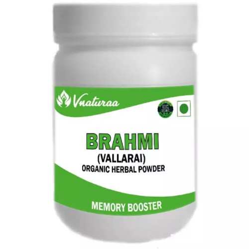 Vnaturaa Organic Brahmi Herbal Powder (100g)