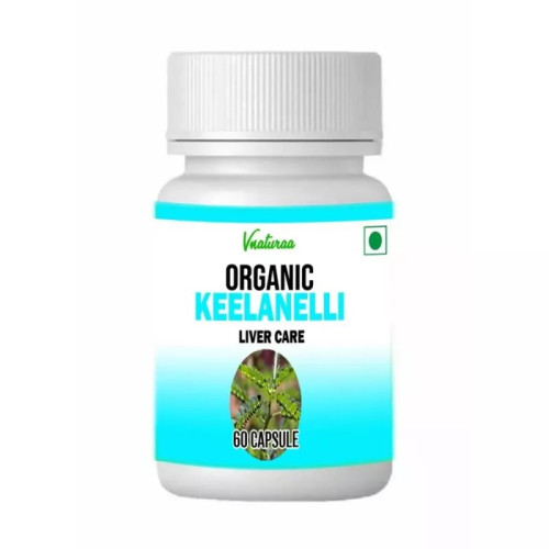 Vnaturaa Organic Keelanelli Liver Care  Capsules (60 Capsules)