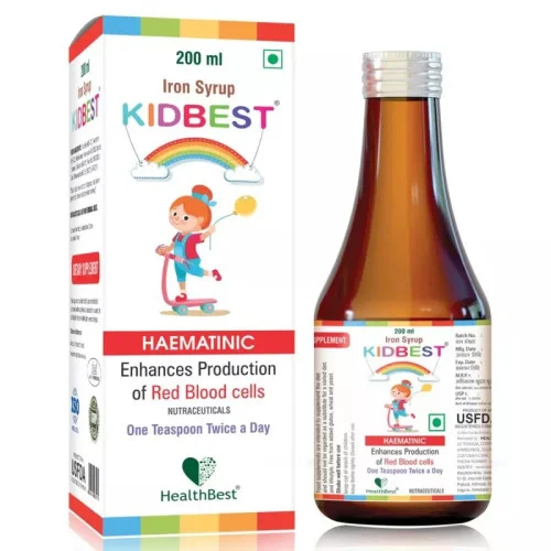 HealthBest Kidbest Haematinic Iron Syrup (200ml)
