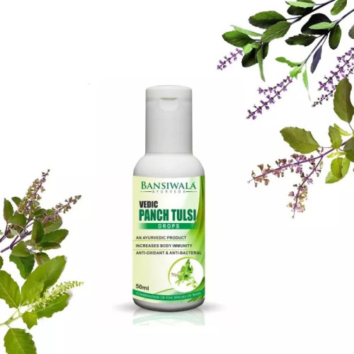Bansiwala Panch Tulsi Drops (50ml)