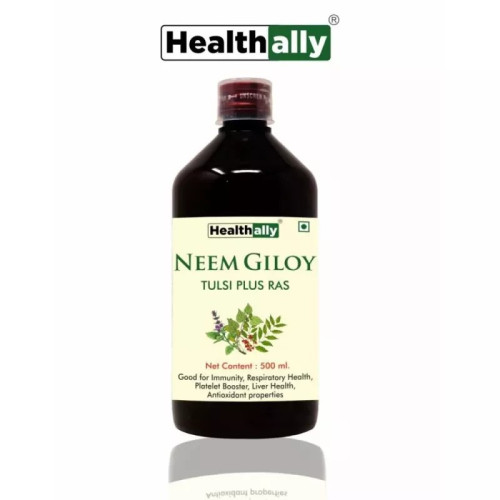Health Ally Neem Gilot Tulsi Ras (500ml)
