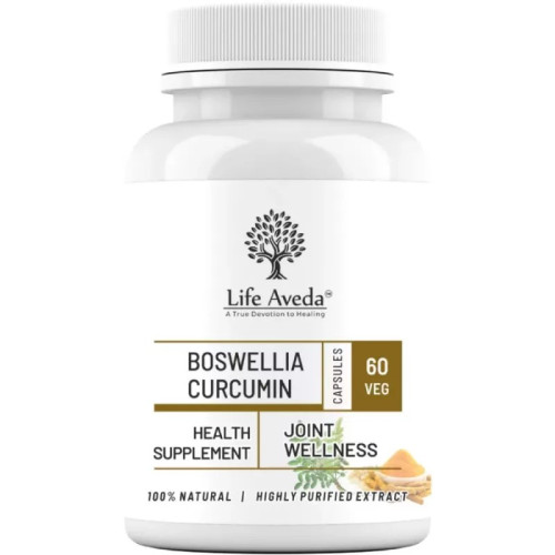 Life Aveda Boswellia Curcumin  Capsules (60 Capsules)