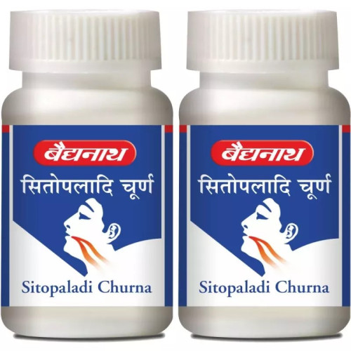 Baidyanath Ayurved Sitopaladi Churna (60g, Pack of 2)