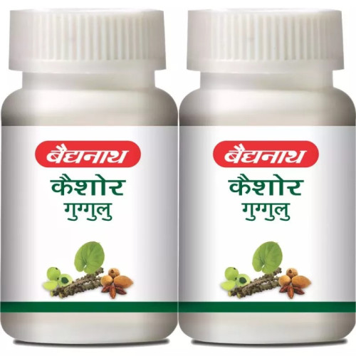Baidyanath Ayurved Kaishor Guggulu (80 Tablets, Pack of 2)