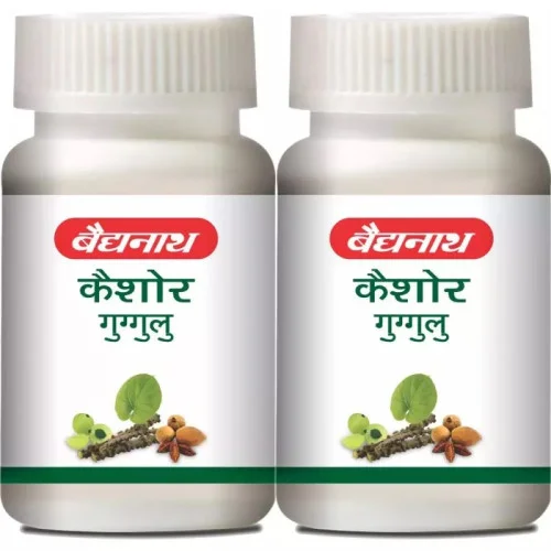 Baidyanath Ayurved Kaishor Guggulu (80 Tablets, Pack of 2)