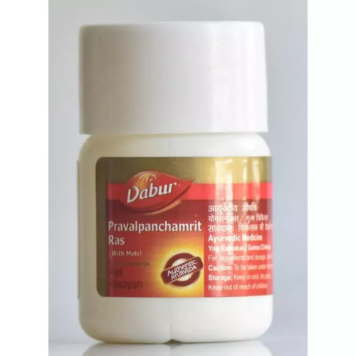 Dabur Praval Panchamrit Ras ( With Moti) (20 Tablets)