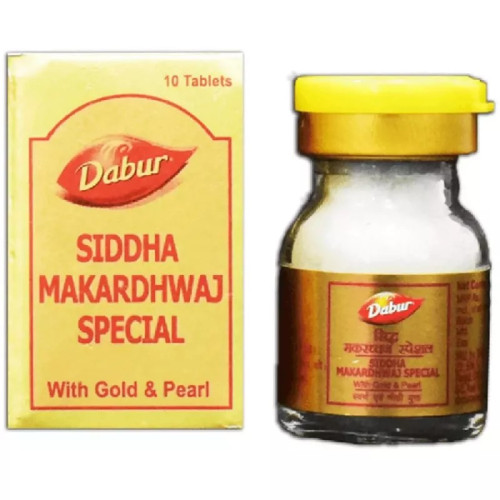 Dabur Siddha Makardhwaj Special With Gold (10 Tablets)