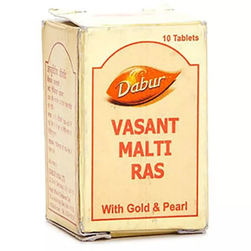 Dabur Vasant Malti Ras With Gold (10 Tablets)