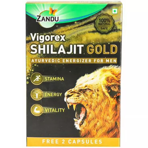Zandu Vigorex Shilajit Gold  Capsules (10 Capsules)
