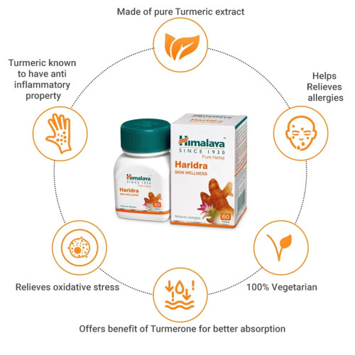 Himalaya Haridra (60 Tablets)