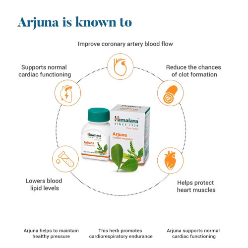 Himalaya Arjuna (60 Tablets)