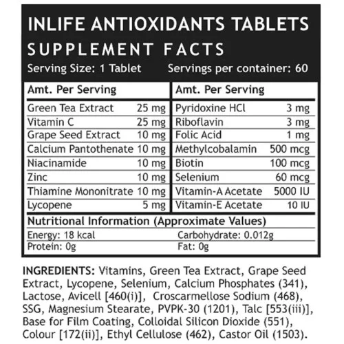 Inlife Antioxidants Oxyspan  Tablets (60 Tablets)