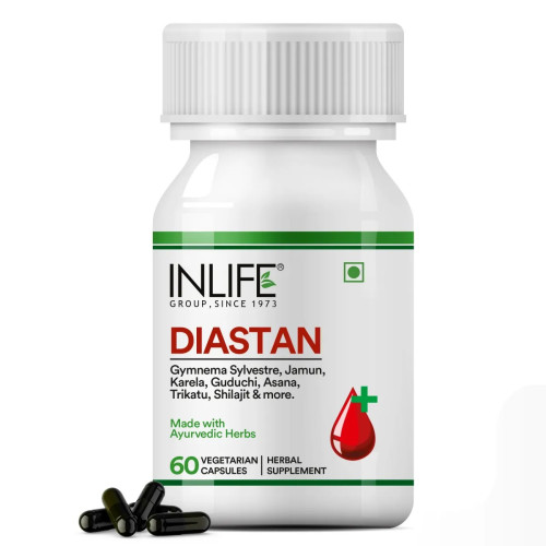 Inlife Diastan Ayurvedic Herbal Supplement With Gymnema Sylvestre (60cap)