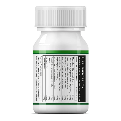 Inlife Diastan Ayurvedic Herbal Supplement With Gymnema Sylvestre (60cap)