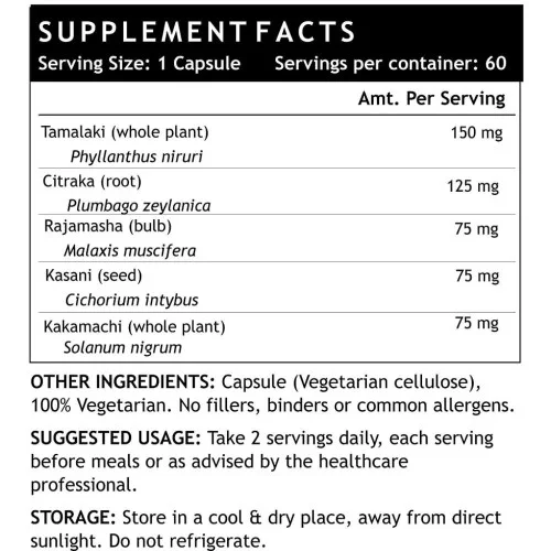 Inlife Liver Support  Capsules (60 Capsules)