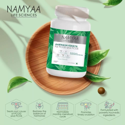 Namyaa Aarthava Kshaya For Pcod And Pcos  Tablets (60 Tablets)