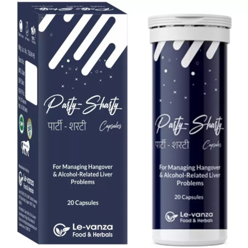 Levanza Party Sharty  Capsules (Anti Hangover Medicine) (20 Capsules)