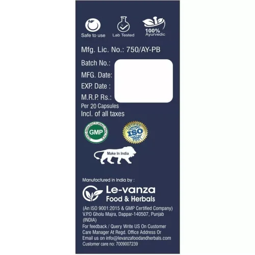 Levanza Party Sharty  Capsules (Anti Hangover Medicine) (20 Capsules)