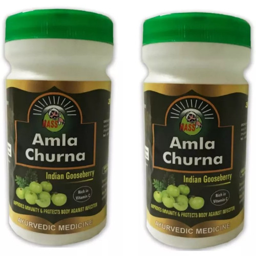 HASS Amla Churna - Amla Powder - Indian Gooseberry (100g, Pack of 2)