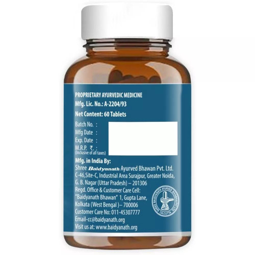 Baidyanath Ayurved Brahmi  Tablets (60 Tablets)