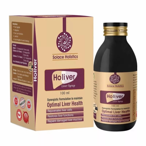 Solace Holistics Holiver Liver Syrup Sugar Free (100ml)