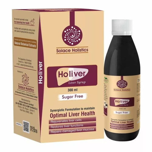 Solace Holistics Holiver Liver Syrup Sugar Free (300ml)