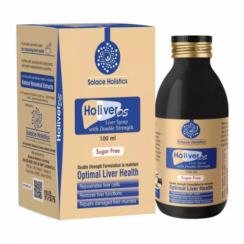 Solace Holistics Holiver DS Liver Syrup Sugar Free (100ml)