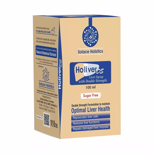 Solace Holistics Holiver DS Liver Syrup Sugar Free (100ml)