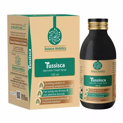 Solace Holistics Tussisca Ayurvedic Cough Syrup (100ml)