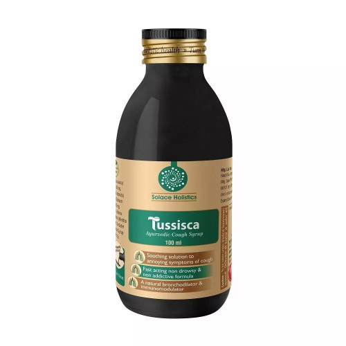 Solace Holistics Tussisca Ayurvedic Cough Syrup (100ml)
