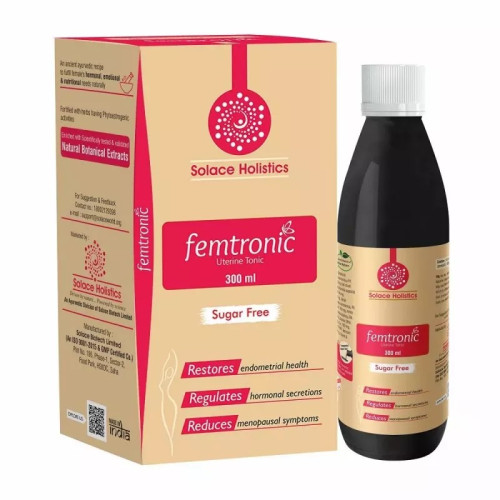 Solace Holistics Femtronic Uterine Tonic Sugar Free (300ml)