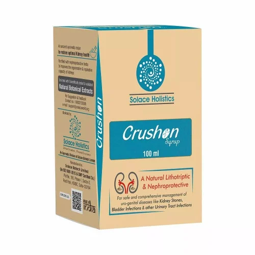 Solace Holistics Crushon Kidney Stone Remover Syrup Sugar Free (100ml)