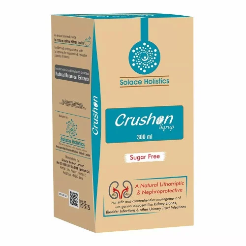 Solace Holistics Crushon Kidney Stone Remover Syrup Sugar Free (300ml)