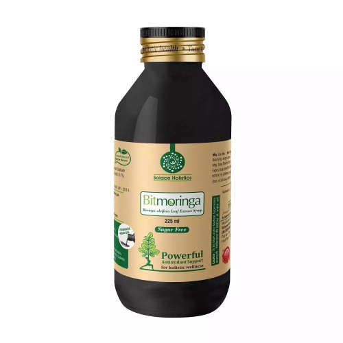 Solace Holistics Bitmoringa Syrup Sugar Free (225ml)