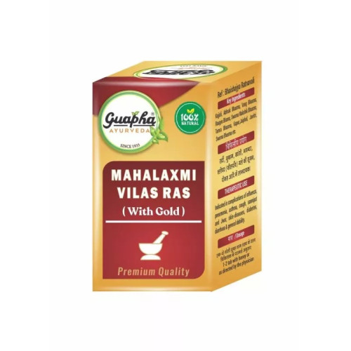 Guapha Ayurveda Mahalaxmi Vilas Ras With Gold (30 Tablets)