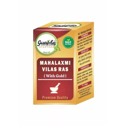 Guapha Ayurveda Mahalaxmi Vilas Ras With Gold (50 Tablets)