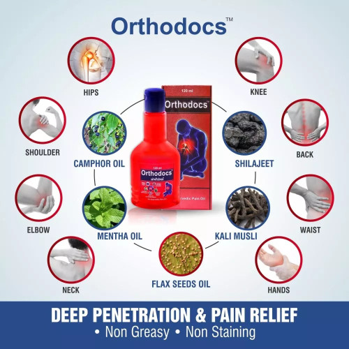 Orthodocs Joint Pain Relief Oil (120ml)