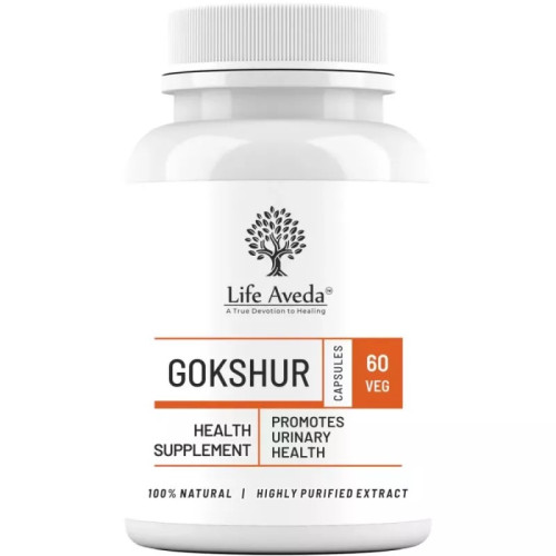 Life Aveda Gokshur  Capsules (60 Capsules)