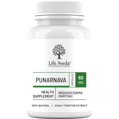 Life Aveda Punarnava  Capsules (60 Capsules)