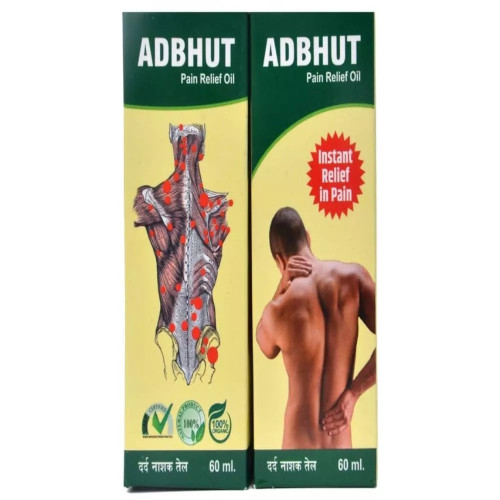 SKP Adbhut Pain Relief Oil (60ml, Pack of 2)